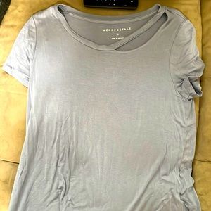 aeropostale blue/gray shirt perfect condition